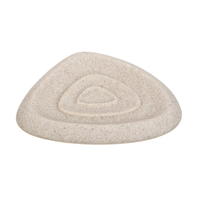 Мыльница тм VETTA Дюна, смола (полирезин), бежевый, 13,5x10,5x2,5см