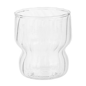 Стакан с неровным краем тм MILLIMI Лава, 300мл, стекло