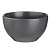 MILLIMI Салатник 710мл, 14х8см, керамика, графит