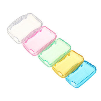 Набор футляров для зубных щёток тм VETTA, пластик, 3,5х2х2 см, 5 цветов