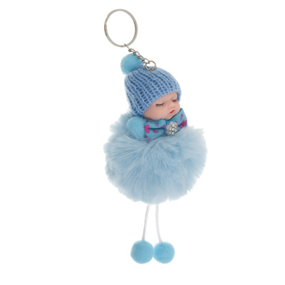 Подвеска мягкая "Куклёныш", полиэстер, иск. мех, PVC, металл, тм ИГРОЛЕНД, 1811-50
