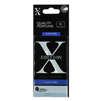 Ароматизатор подвесной тм NEW GALAXY X-Edition, 5 гр., Black Opium