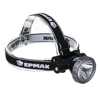 Фонарь налобный тм ЕРМАК, XH-P50 LED, 3 режима, 2000мАч, 8,3х6х7,3см, USB кабель, пластик