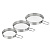 Набор сит для сахарной пудры и какао тм VETTA 3 пр, 7,5/9/10см, нерж.сталь
