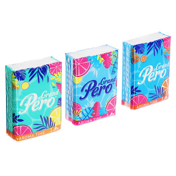 Платочки бумажные Grand Pero aroma, 3 слоя, 7шт