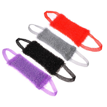 Мочалка банная с ручками массажная Люкс, ПП нить, 30x13x5см