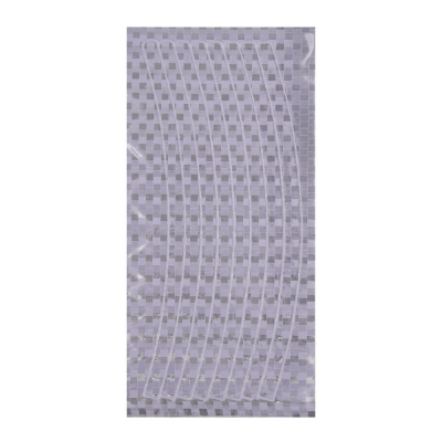 ЕРМАК Набор светоотражающих наклеек, 8 штук, 21*0,9 см, белый