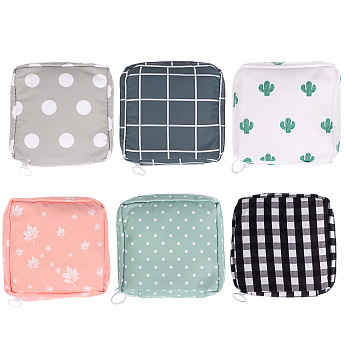 ЮL Мини-органайзер для гигиенических средств, полиэстер, 12x12x5,5см, 6 дизайнов