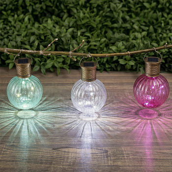 Светильник сад. на солн. батарее тм INBLOOM, 8.5х13.5см, 4LED, шампань, 40mAh Button cell, 1реж., PP