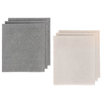 Набор салфеток универсальных 3шт тм VETTA, 30х34см, вискоза, 2 цвета