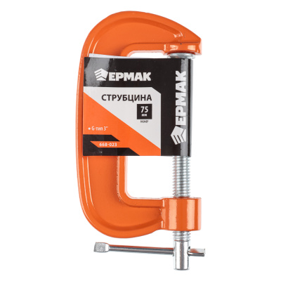 ЕРМАК Струбцина G-образная 75мм (3")