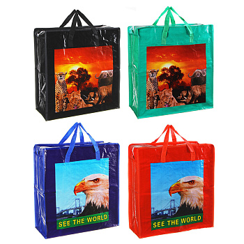 Сумка хозяйственная тм VETTA, 45х50х20см, 45 литров, до 7кг, полипропилен, 4 дизайна