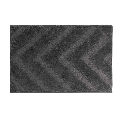 Коврик для ванной комнаты тм VETTA Plaza, махровый жаккард 100+800+700г/м² тп-основа, 80х50см, 2 цв.