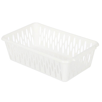 Корзинка для хранения Keeplex Light S 24,2х14,5х7,1см, пластик, белое облако