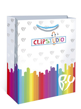 ClipStudio Пакет подарочный, бумага, 25х36х8см, НДП