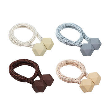 PROVANCE Подхват для штор магнитный 2-сторонний, "Витье", 45см, d2,5см, 4 цвета