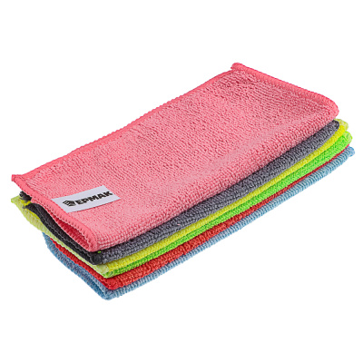 ЕРМАК Тряпки микрофибра 20x20 см, 6 шт