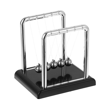 Маятник шары Ньютона, 9x9x7,5 см, пластик, металл