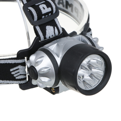 Фонарь налобный тм ЕРМАК, 5 ярк. LED, 3xAAA, 6,5x4,3 см