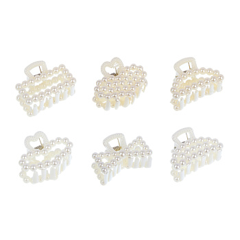 Краб для волос, тм ЮНИLOOK, 4см, полистирол, 6 дизайнов, #11