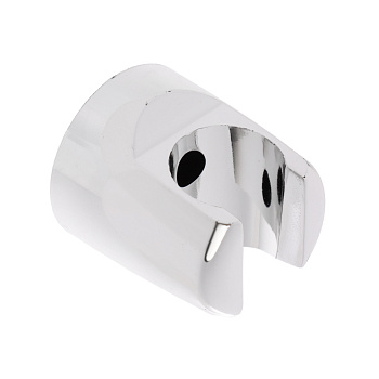 Держатель для лейки душа, настенный, однорежимный, пластик, хром
