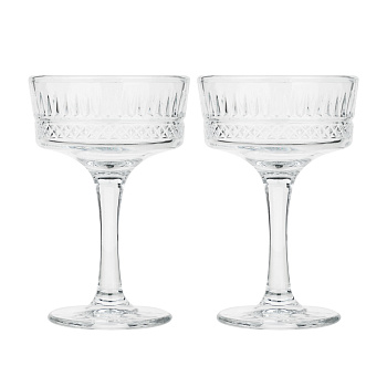 MILLIMI Набор бокалов Бенэ элегант, 2 шт, 250 мл, стекло