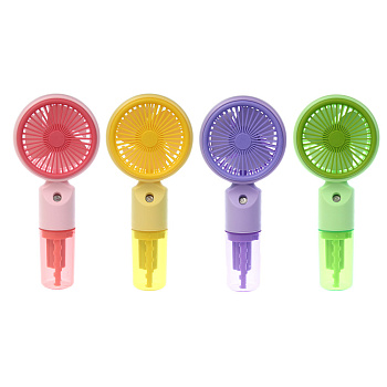 Вентилятор ручной с увлажнителем тм LEBEN 3.7в/500мАч, USB-кабель, цвет в ассортименте