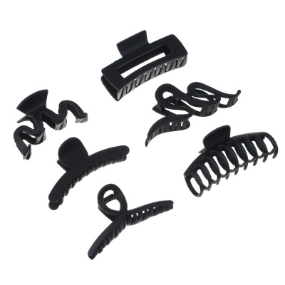 Краб для волос ЮНИLOOK, 8,7-11см, пластик, 6 дизайнов, ACS-95