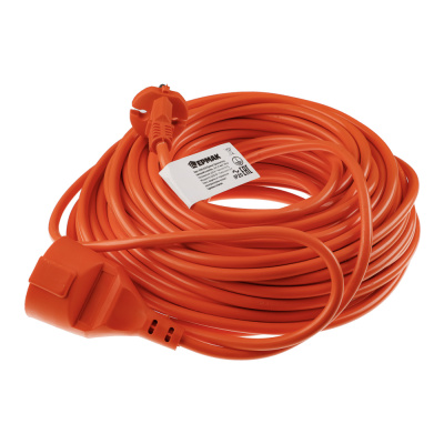 ЕРМАК Удлинитель силовой в мотке, 2х1,0 мм2, длина 20м (маск.нагрузка 10А или 2,2кВт)