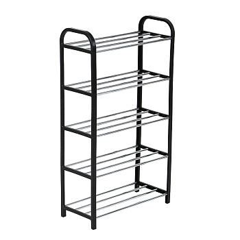 Этажерка для обуви тм VETTA, 5 ярусов, 42х19х74 см, металл, пластик