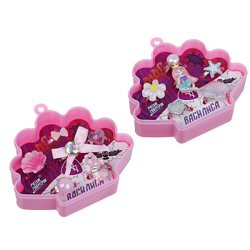 Набор детских колец BY Русские супергерои 6 шт, пластик, металл, р-р универсальный, 2 дизайна