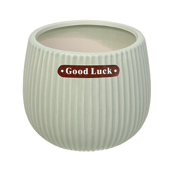 Кашпо тм INBLOOM, 10х10,5см, керамика