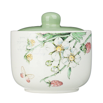 MILLIMI Земляника Сахарница, 11х11см, 500мл, керамика