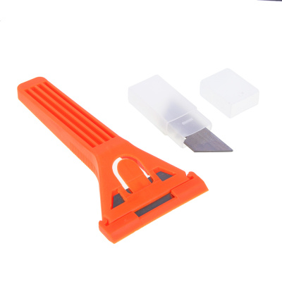 ЕРМАК Скребок универсальный для поверхностей: стеклокерамика,стекло,плитка.3 лезвия 19мм в комплекте