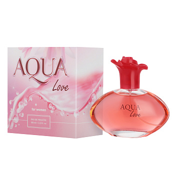 Туалетная вода женская тм Delta Parfum AQUA love, 100 мл