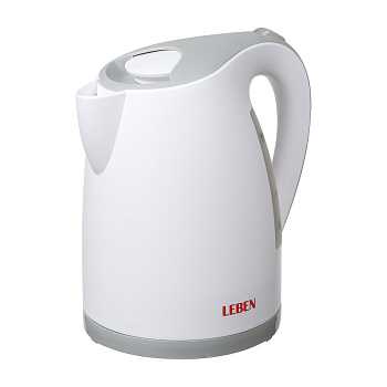 LEBEN Чайник электрический 1,7л, 1850Вт, пластик