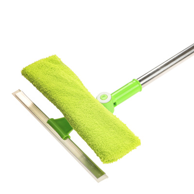 Окномойка тм VETTA, телескопическая ручка 58-96см, нерж.сталь, скребок 23см+микрофибра 25х7см
