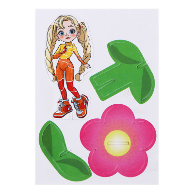 BY Пазл 3Д "Русские Супергерои", 6х8,4см, пенокартон, 25 дизайнов