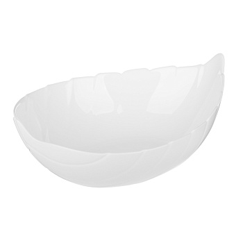 MILLIMI Листья Салатник, опаловое стекло, 21,5 см