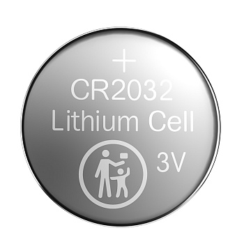 Батарейки CR2032 BY 5шт в блистере, отрывные, литиевые 3В