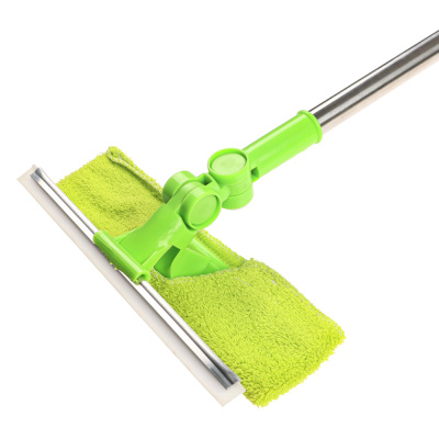 Окномойка тм VETTA, телескопическая ручка 58-96см, нерж.сталь, скребок 23см+микрофибра 25х7см