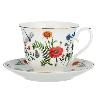 Набор чайный 4 пр., 225мл, MILLIMI, Аличе, фарфор