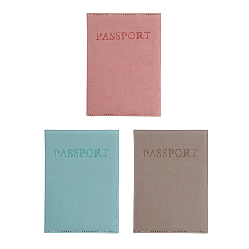 Обложка для документов тм ЮL Астерикс многофункциональная на кнопке, ПУ, 15х11см, 3 цвета, арт.2