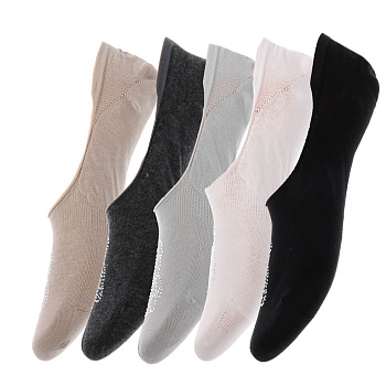 Носки-подследники с рисунком, тм Turkan, р. 36-41, 90%хлопок, 8% п/а, 2%лайкра,цвета в ас-те, РС7611