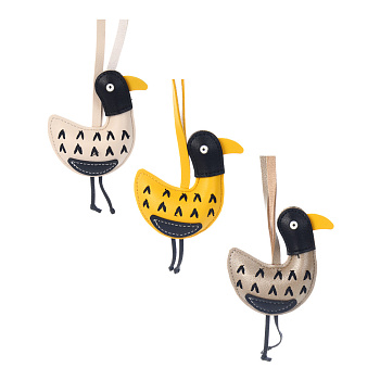 Подвеска аксессуар тм ЮL Модная Утка, ПУ, 23,5х8 см, 3 цвета