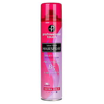 Лак для волос Professional Touch экстрасильная фиксация, ж/б, 265мл