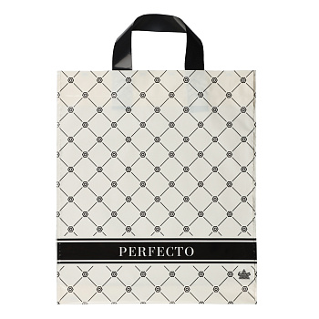 Пакет Перфекто Карамель с петлевой ручкой, 35x31 см, 95 мкм ПВД