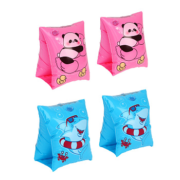 Нарукавники для плавания, тм BY SPORT, 21x13см, ПВХ, 0.18мм, 2 дизайна