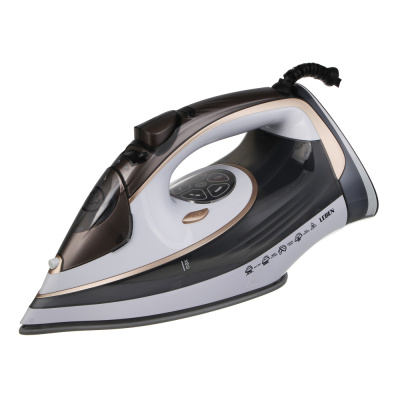 LEBEN Утюг с отпаривателем 3000 Вт, керамика, цифр. дисплей (антинакипь, антикапля, автоотключение)