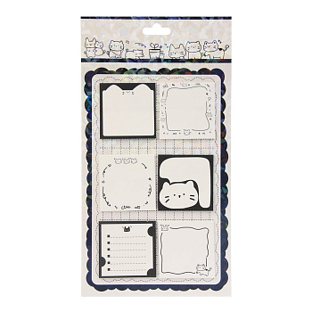 Набор бумаги для заметок, 1 отрывной блок и 6 клейких по 20л, 80г, "Друзья Товарищи", уп. 13,5х25см